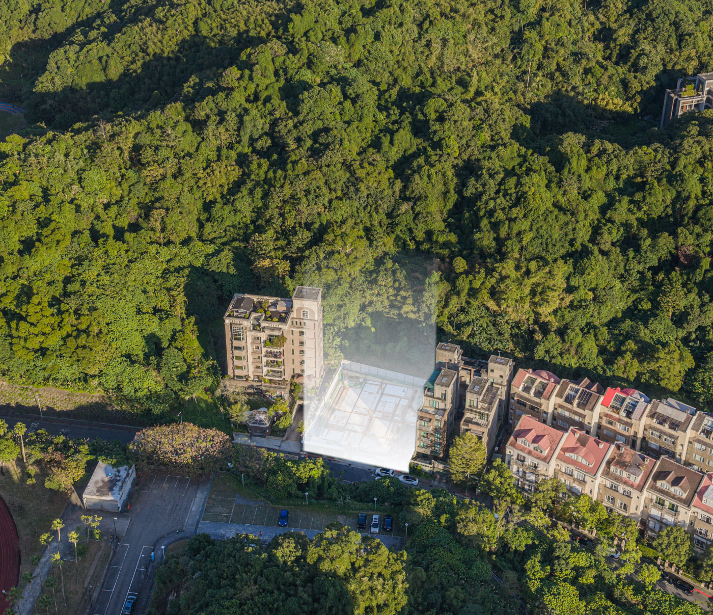 前攬綠帶，後擁樹海的市心生活